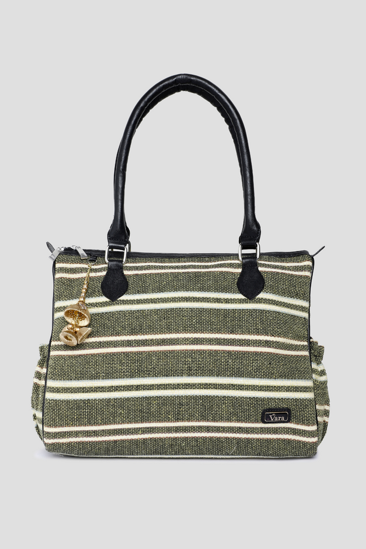 Striped Verve Tote Bag