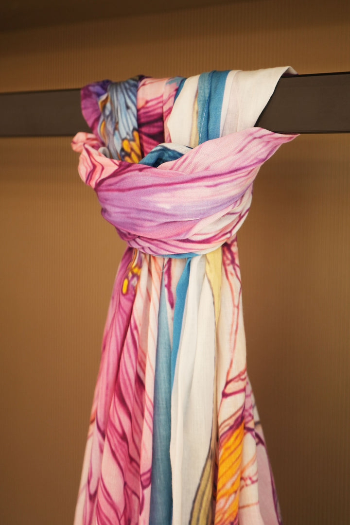 Floréa Print Cotton Scarf