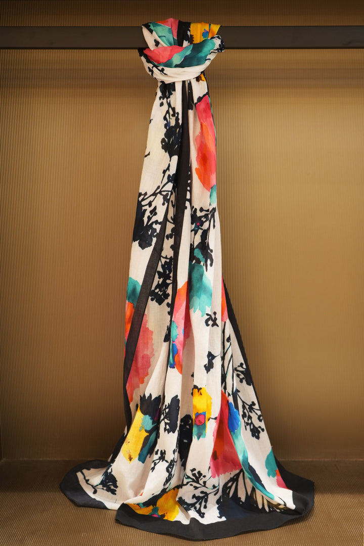 Floréa Print Cotton Scarf