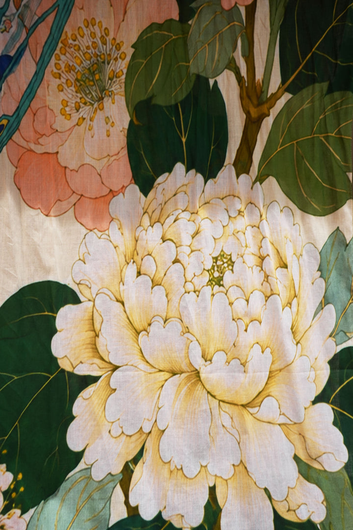 Floréa Print Cotton Scarf