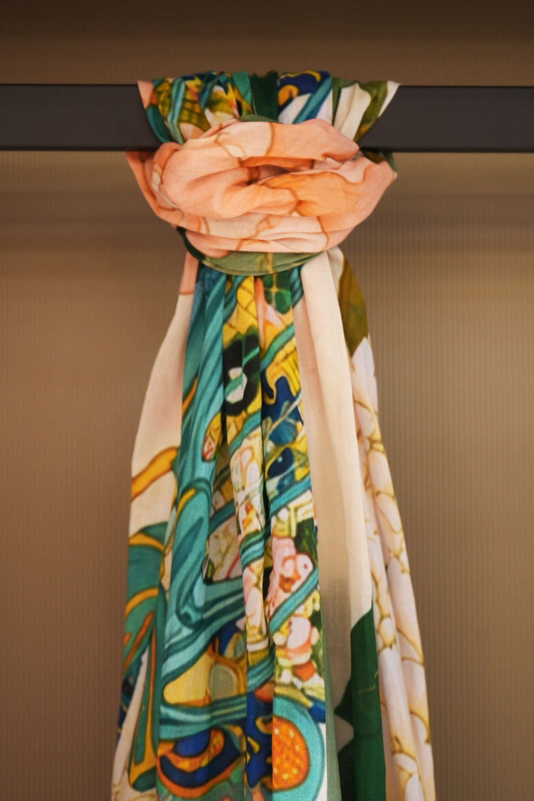 Floréa Print Cotton Scarf