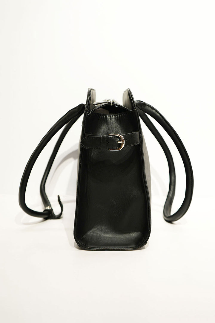 Noir Grace Structured Handbag