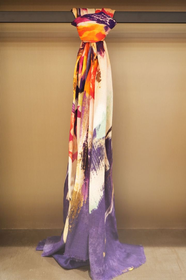 Heritage Print Cashmere Scarf