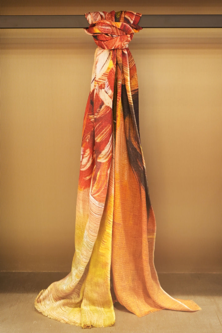 Heritage Print Cashmere Scarf