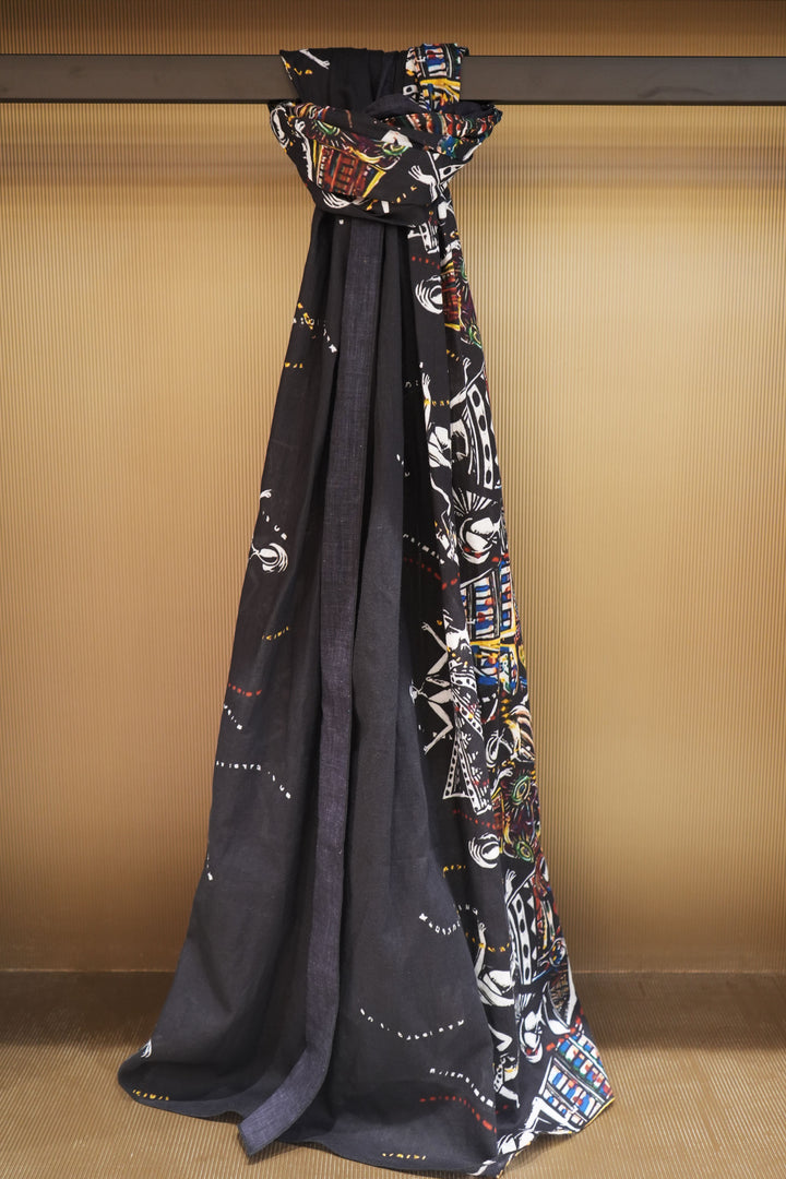 Floréa Print Cotton Scarf
