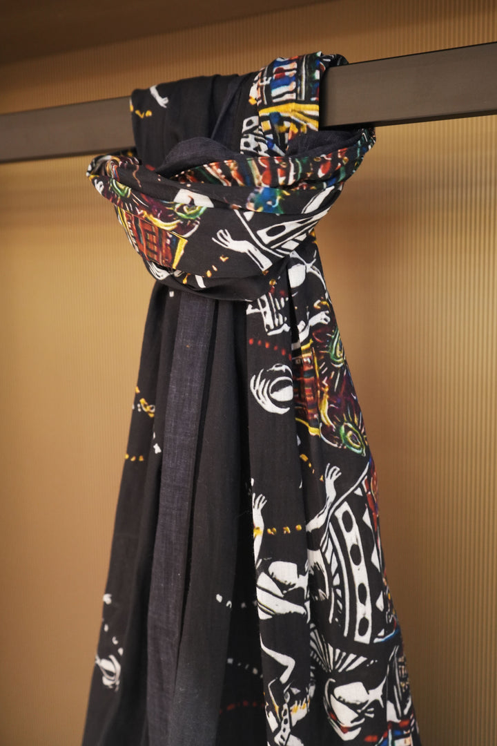 Floréa Print Cotton Scarf