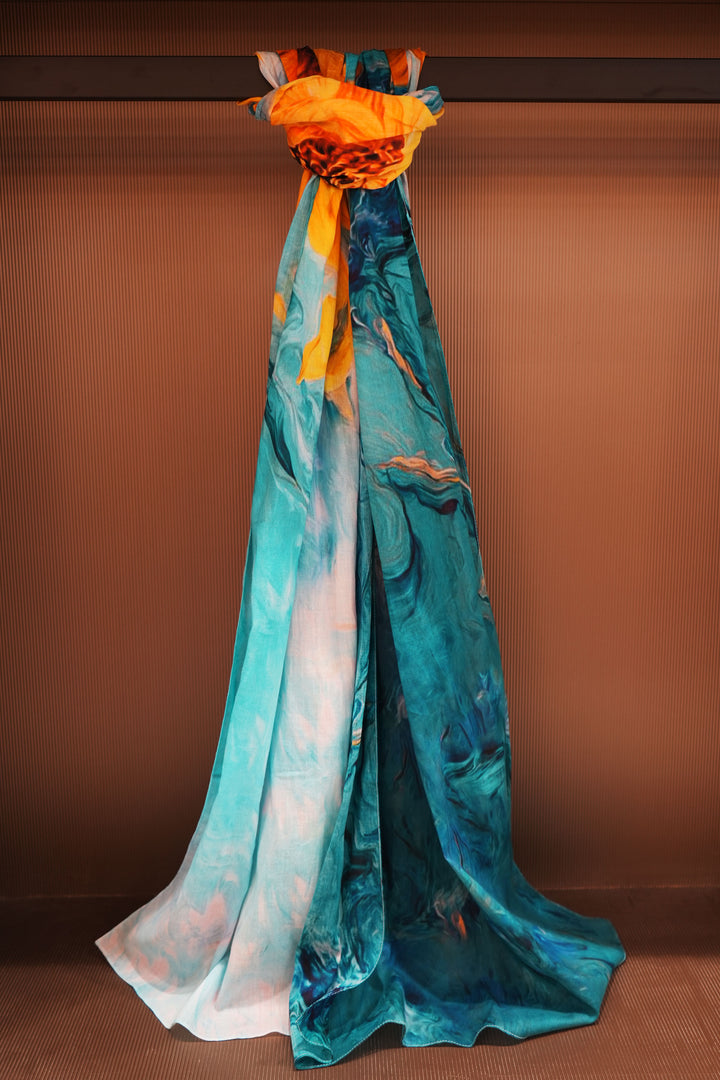 Floréa Print Cotton Scarf
