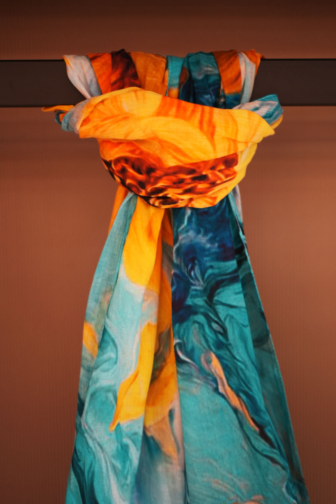 Floréa Print Cotton Scarf