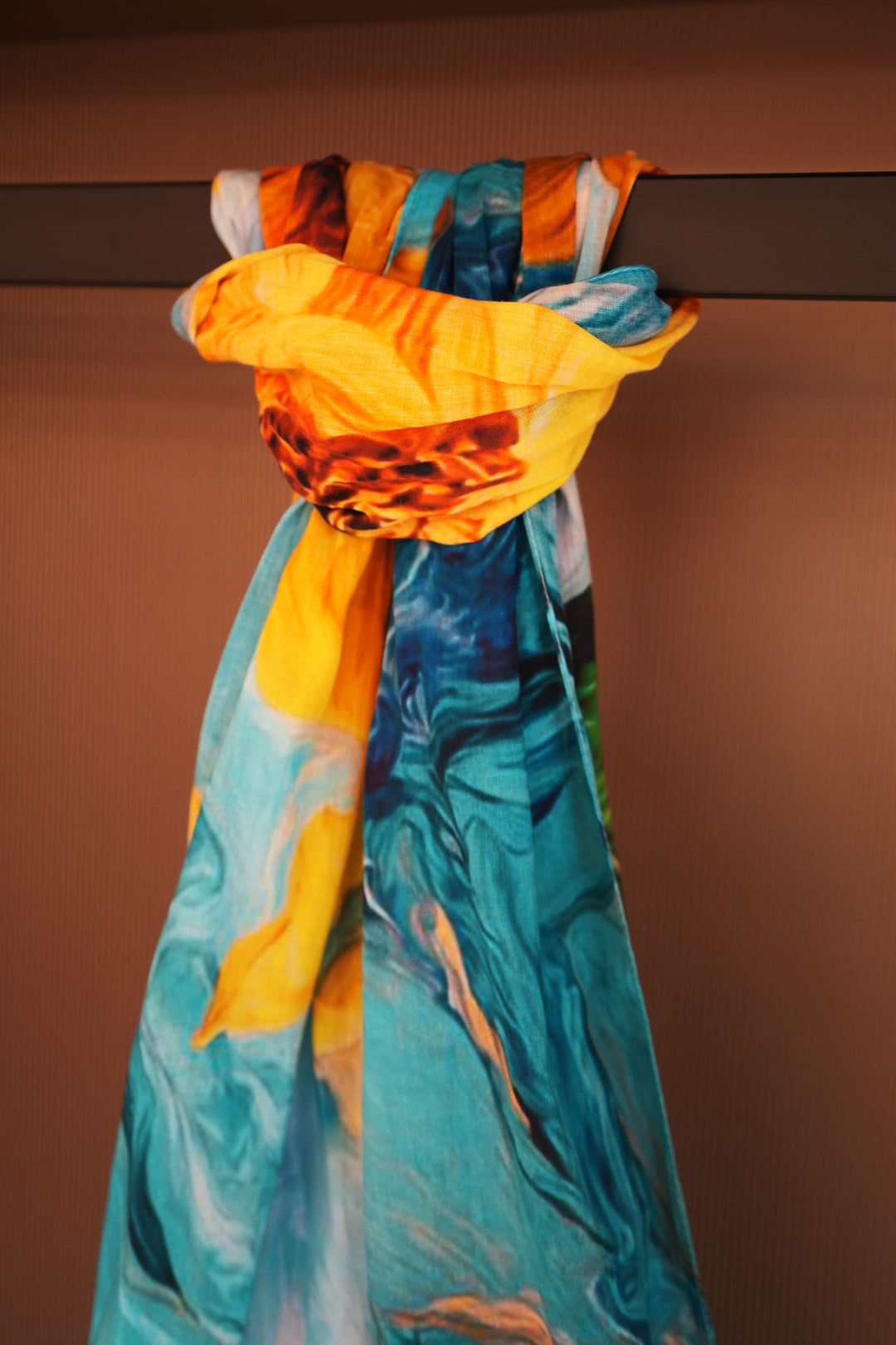 Floréa Print Cotton Scarf