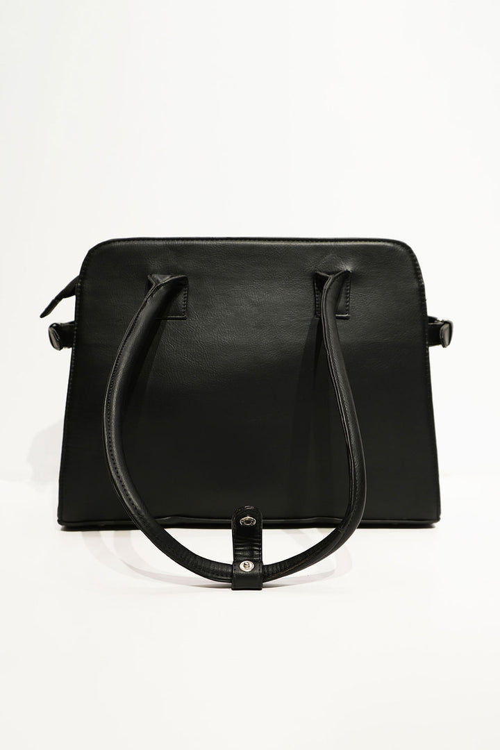 Noir Grace Structured Handbag