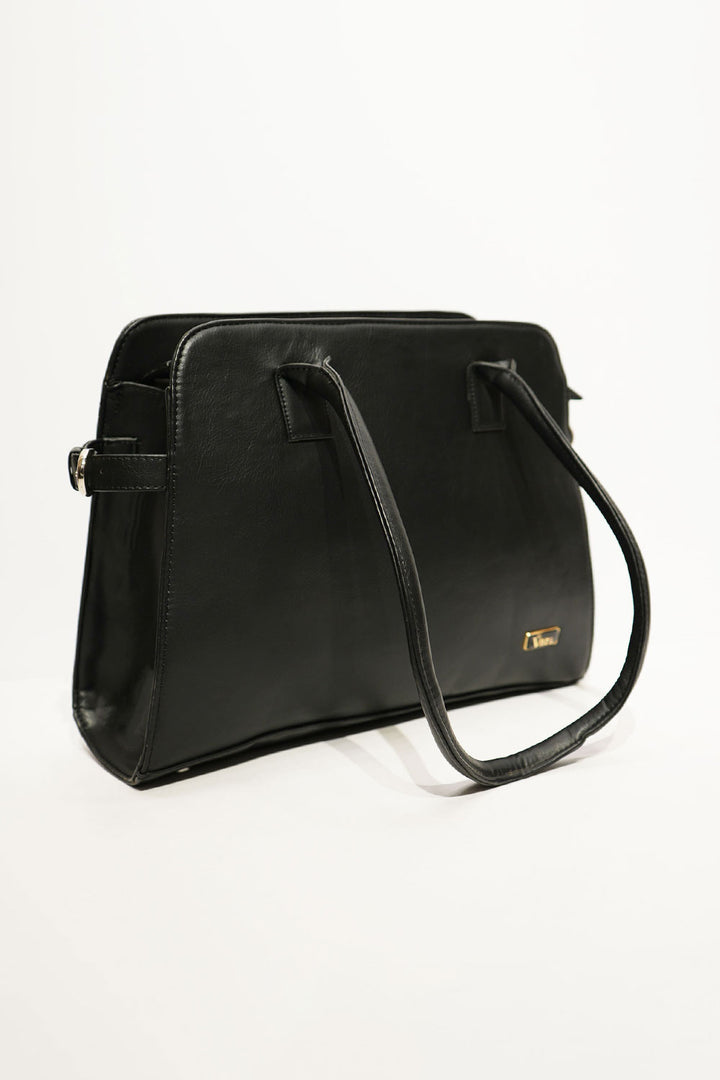 Noir Grace Structured Handbag