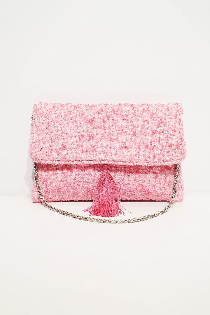 Tassel Charm Clutch