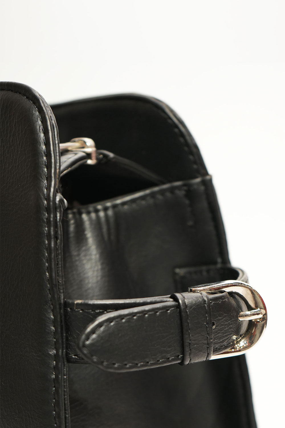 Noir Grace Structured Handbag