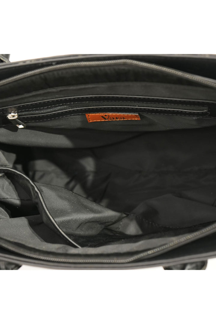 Noir Grace Structured Handbag
