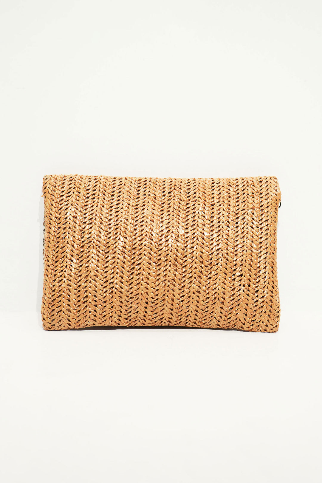 Tassel Charm Clutch (Raffia)