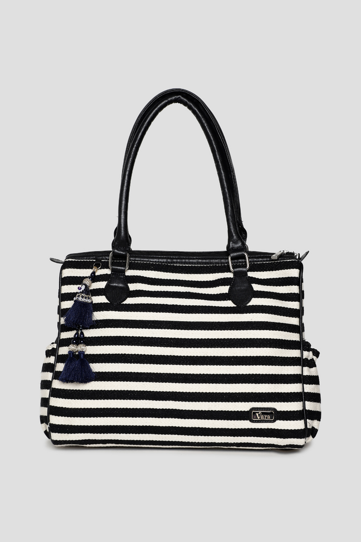 Striped Verve Tote Bag